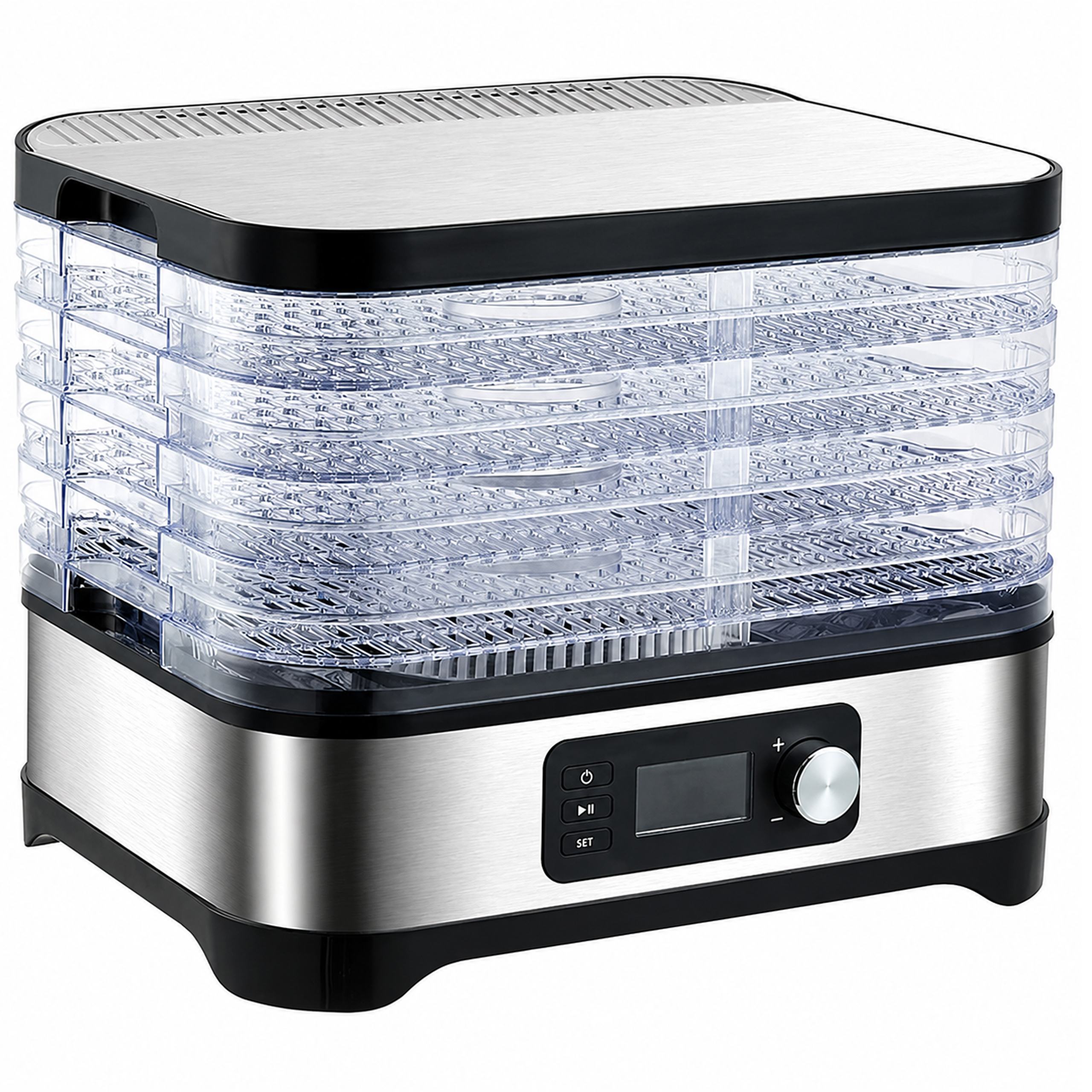 Suszarka Do Grzybów Owoców Warzyw 600W 6 Półek LCD - obrazek 2