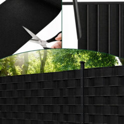 Taśma Ogrodzeniowa Osłona Panelowa Na Ogrodzenie Czarny 19cm x 35m 450 g/m² - obrazek 7