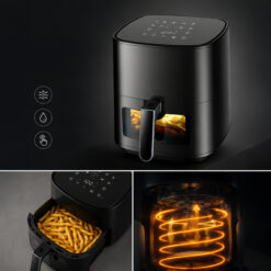 Frytkownica Beztłuszczowa Air Fryer 5L 1500W 9 Programów - obrazek 8