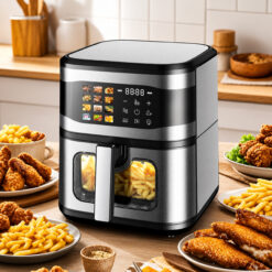 Frytkownica Beztłuszczowa Air Fryer 8L 1700W 12 Programów - obrazek 8