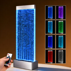 Fontanna Bąbelkowa Ścianka Wodna Wolnostojąca LED RGB 183cm - obrazek 8
