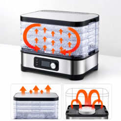 Suszarka Do Grzybów Owoców Warzyw 600W 6 Półek LCD - obrazek 6