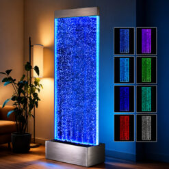 Fontanna Bąbelkowa Ścianka Wodna Wolnostojąca LED RGB 183cm - obrazek 7