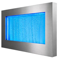 Ścianka Wodna Bąbelkowa Wisząca Fontanna LED RGB 95cm - obrazek 3