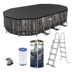 Basen Ogrodowy Stelażowy Prostokątny Bestway 610x366x122cm 5611R Steel Pro - obrazek 2