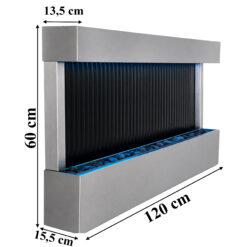Ścianka Wodna Kaskadowa Wisząca Fontanna LED RGB 120cm - obrazek 4