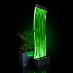 Fontanna Bąbelkowa Ścianka Wodna Wolnostojąca LED RGB 183cm - obrazek 14