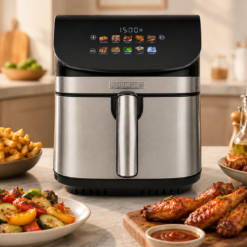 Frytkownica Beztłuszczowa Air Fryer 8L 2200W Heinrich's HFR-AUB881/C - obrazek 5