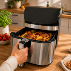Frytkownica Beztłuszczowa Air Fryer 8L 2200W Heinrich's HFR-AUB881/C - obrazek 6