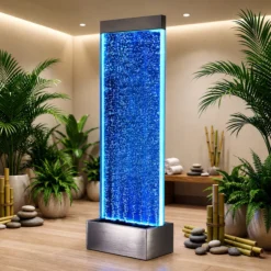 Fontanna Bąbelkowa Ścianka Wodna Wolnostojąca LED RGB 183cm - obrazek 9