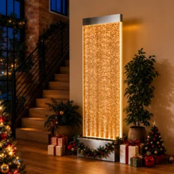 Fontanna Bąbelkowa Ścianka Wodna Wolnostojąca LED RGB 183cm - obrazek 11