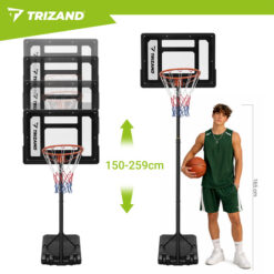 Kosz Do Koszykówki Wolnostojący Regulowany 259cm - obrazek 4