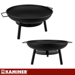 Grill Ogrodowy Trójnóg z Rusztem Wiszący Nierdzewny Kaminer 167x58cm - obrazek 7