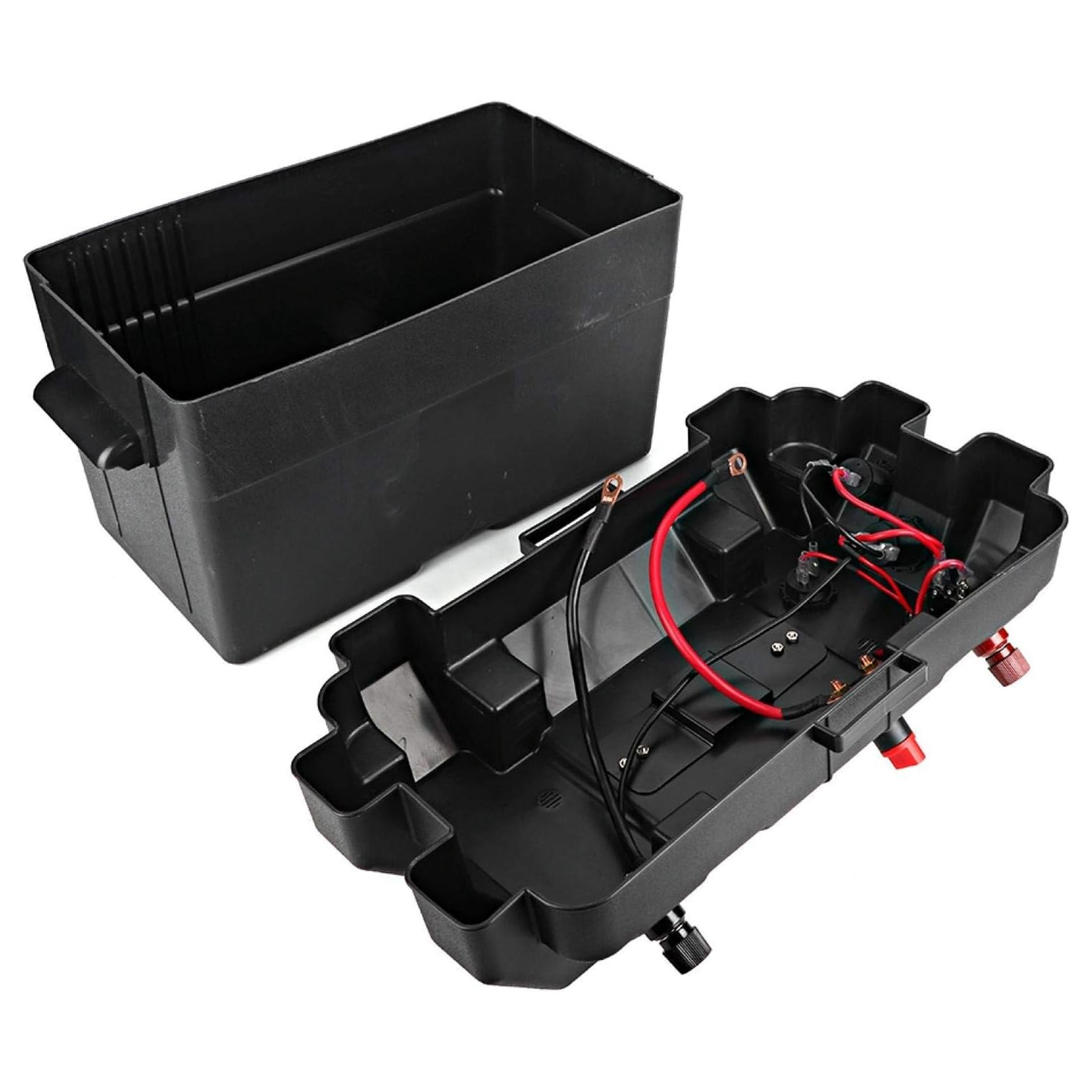 Pojemnik Skrzynka Obudowa Akumulatora z Woltomierzem 2x USB 12V - obrazek 6