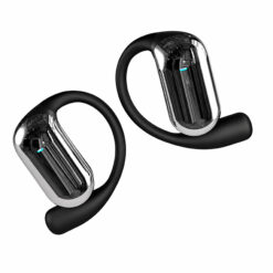 Słuchawki Bezprzewodowe Douszne Bluetooth Etui Powerbank Tłumacz AI Czarne - obrazek 8