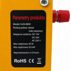 Nagrzewnica Spalinowa Olejowa 8kW Ogrzewanie Postojowe Webasto Bluetooth 12/24V - obrazek 8