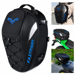 Plecak Motocyklowy Torba Na Kask Siedzenie Wodoodporny Pokrowiec 45L - obrazek 8