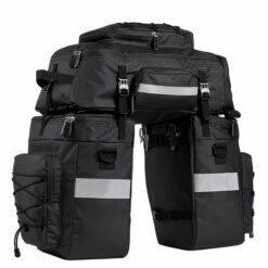 Torba Rowerowa Sakwa Na Bagażnik Wodoodporna 48L - obrazek 5