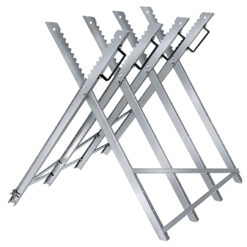Stojak Do Cięcia Drewna Metalowy Składany 83x83x78cm - obrazek 3