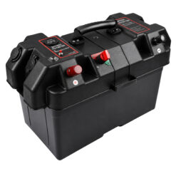 Pojemnik Skrzynka Obudowa Akumulatora z Woltomierzem 2x USB 12V - obrazek 2
