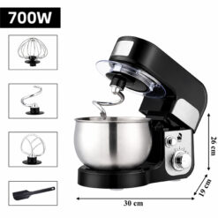 Robot Kuchenny Planetarny 700W Mikser 3w1 Misa 3L 6 Prędkości 3 Mieszadła - obrazek 6