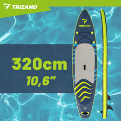 Deska Sup Paddle Board Do Pływania Pompowana z Wiosłem 320cm + Akcesoria - obrazek 6