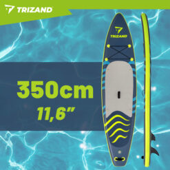 Deska Sup Paddle Board Do Pływania Pompowana z Wiosłem 350cm + Akcesoria - obrazek 4