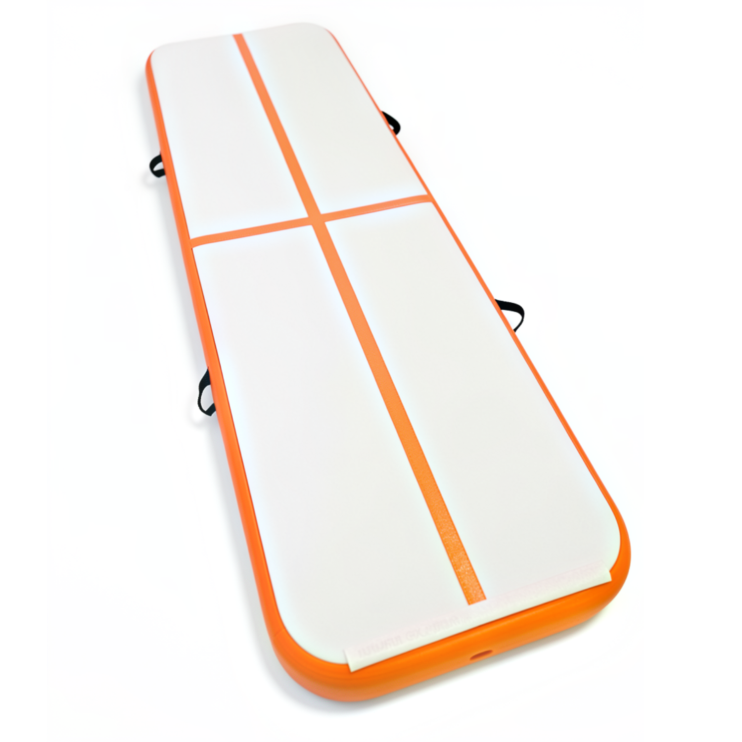Airtrack Mata Gimnastyczna Ścieżka Akrobatyczna Pomarańczowy 400x100x10cm