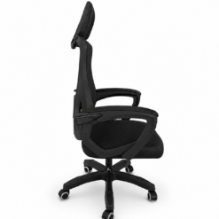 Fotel Biurowy Ergonomiczny Krzesło Obrotowe Regulowane Czarne - obrazek 3