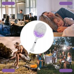 Elektryczna Łapka Na Komary Muchy Packa Na Owady UV 4000V - obrazek 4