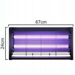 Lampa Owadobójcza Na Komary Muchy UV 40W Do 200m² - obrazek 2