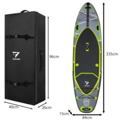 Deska Sup Paddle Board Do Pływania Pompowana z Wiosłem 335cm + Akcesoria - obrazek 2