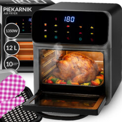 Frytkownica Beztłuszczowa Air Fryer Piekarnik 8,5L 1350W 12 Programów - obrazek 2
