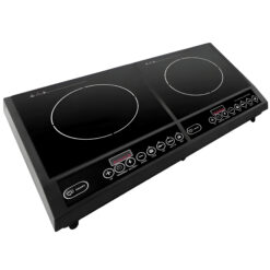 Kuchenka Indukcyjna Dwupalnikowa 4000W Dotykowa Timer LED Czarna - obrazek 3