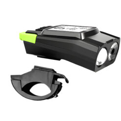 Lampka Rowerowa z Licznikiem Prędkościomierzem Klaksonem USB 4000mAh LED - obrazek 3