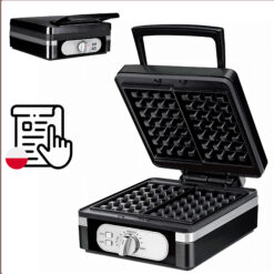 Gofrownica 1400W Regulacja Temperatury Powłoka Nieprzywierająca - obrazek 4