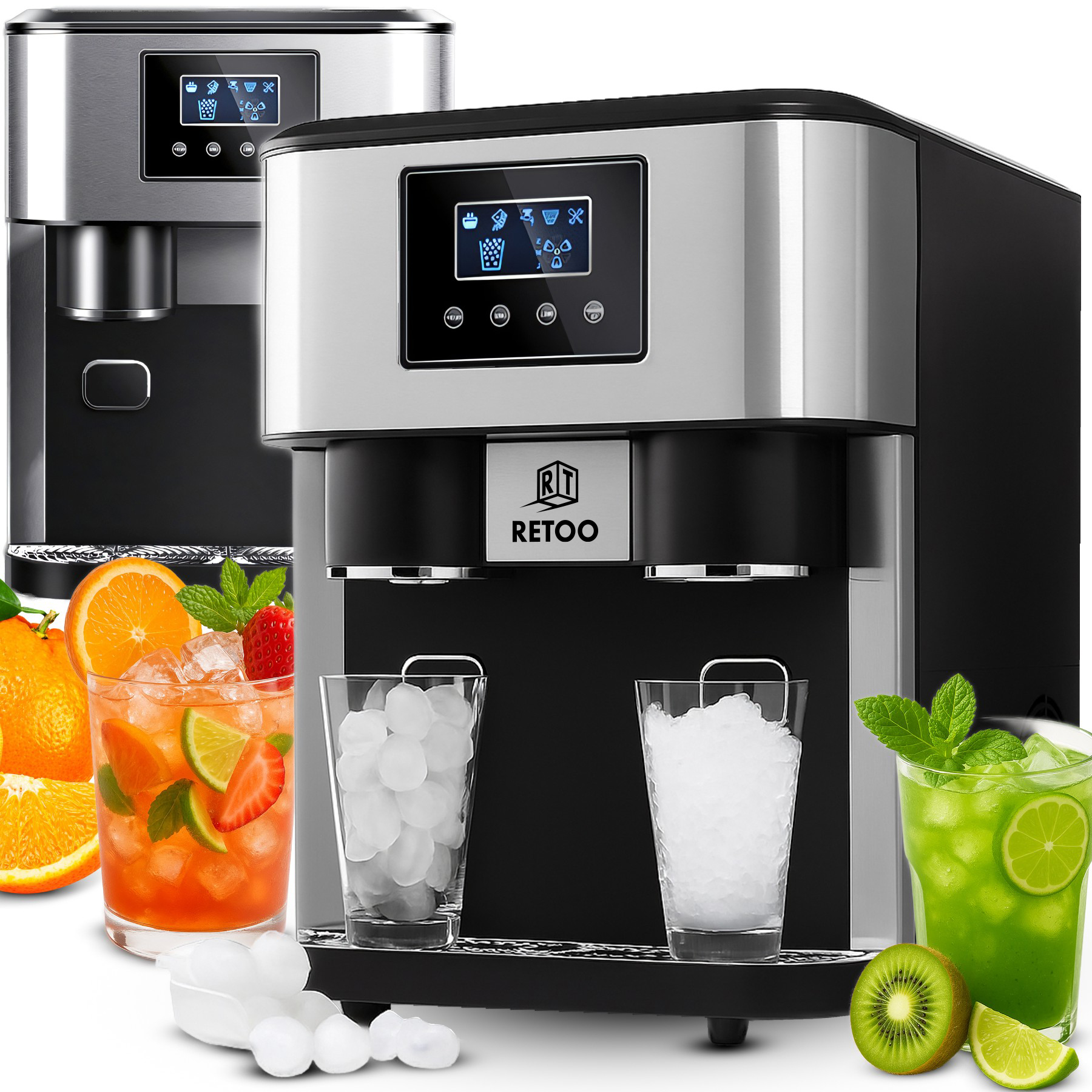 Kostkarka Do Lodu Dystrybutor Wody Kruszarka 3w1 380W
