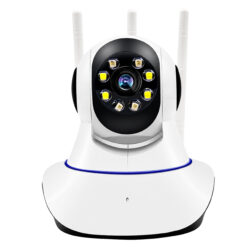 Obrotowa kamera WiFi z trzema antenami i podświetleniem nocnym