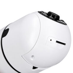 Kamera IP WiFi E27 widok z tyłu z przyciskiem reset i gniazdem karty pamięci