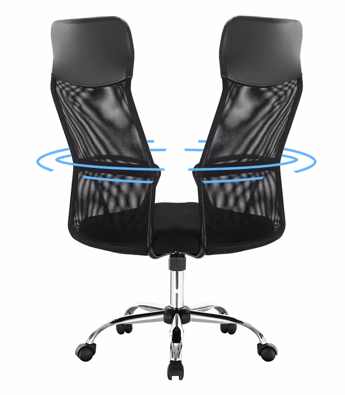 Fotel Biurowy Obrotowy Ergonomiczny Mesh TILT Do 120 kg - obrazek 2