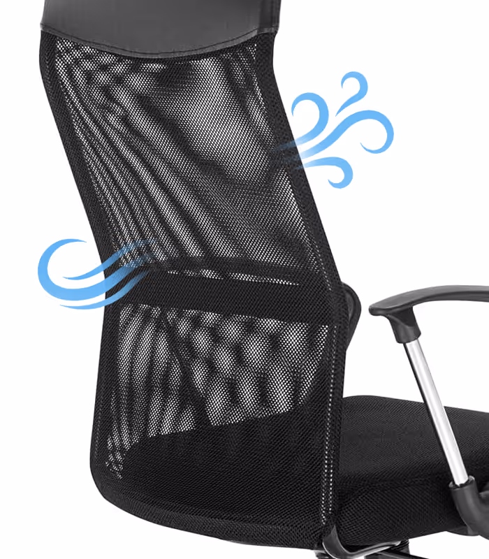 Fotel Biurowy Obrotowy Ergonomiczny Mesh TILT Do 120 kg - obrazek 3