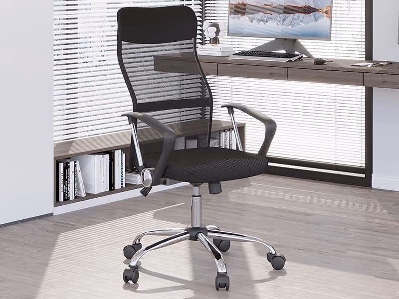 Fotel Biurowy Obrotowy Ergonomiczny Mesh TILT Do 120 kg - obrazek 7