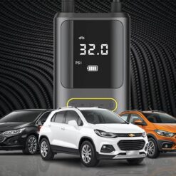 Kompresor Samochodowy Bezprzewodowy 50W 2000mAh Manometr Powerbank LED - obrazek 5