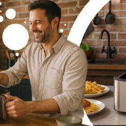 Frytkownica Beztłuszczowa Air Fryer 8L 1800W 10 Programów - obrazek 4