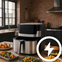 Frytkownica Beztłuszczowa Air Fryer 6,5L 2200W WiFi Smart 10 Programów - obrazek 3