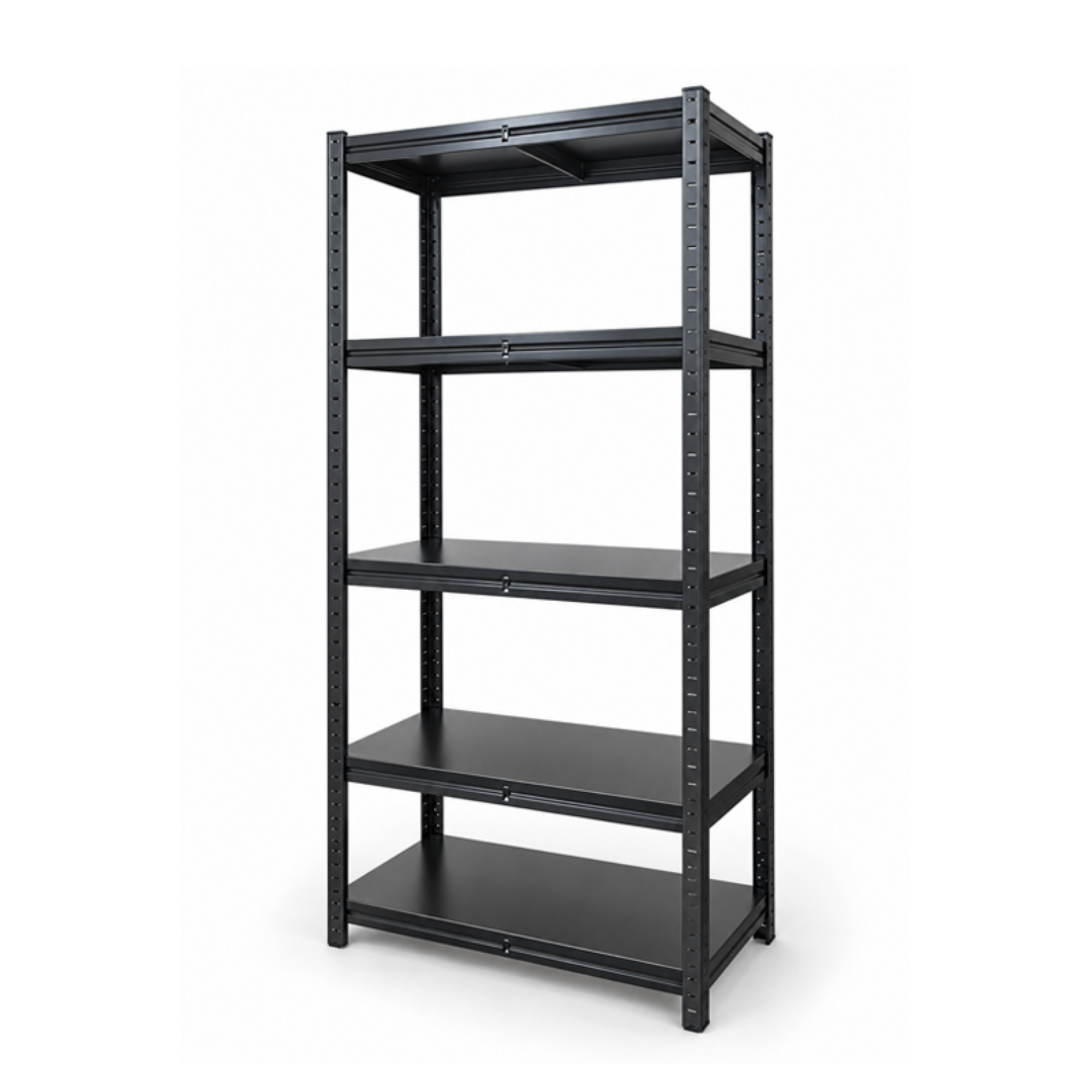 Regał Magazynowy Metalowy 180x90x40cm 5 Półek 875kg Czarny