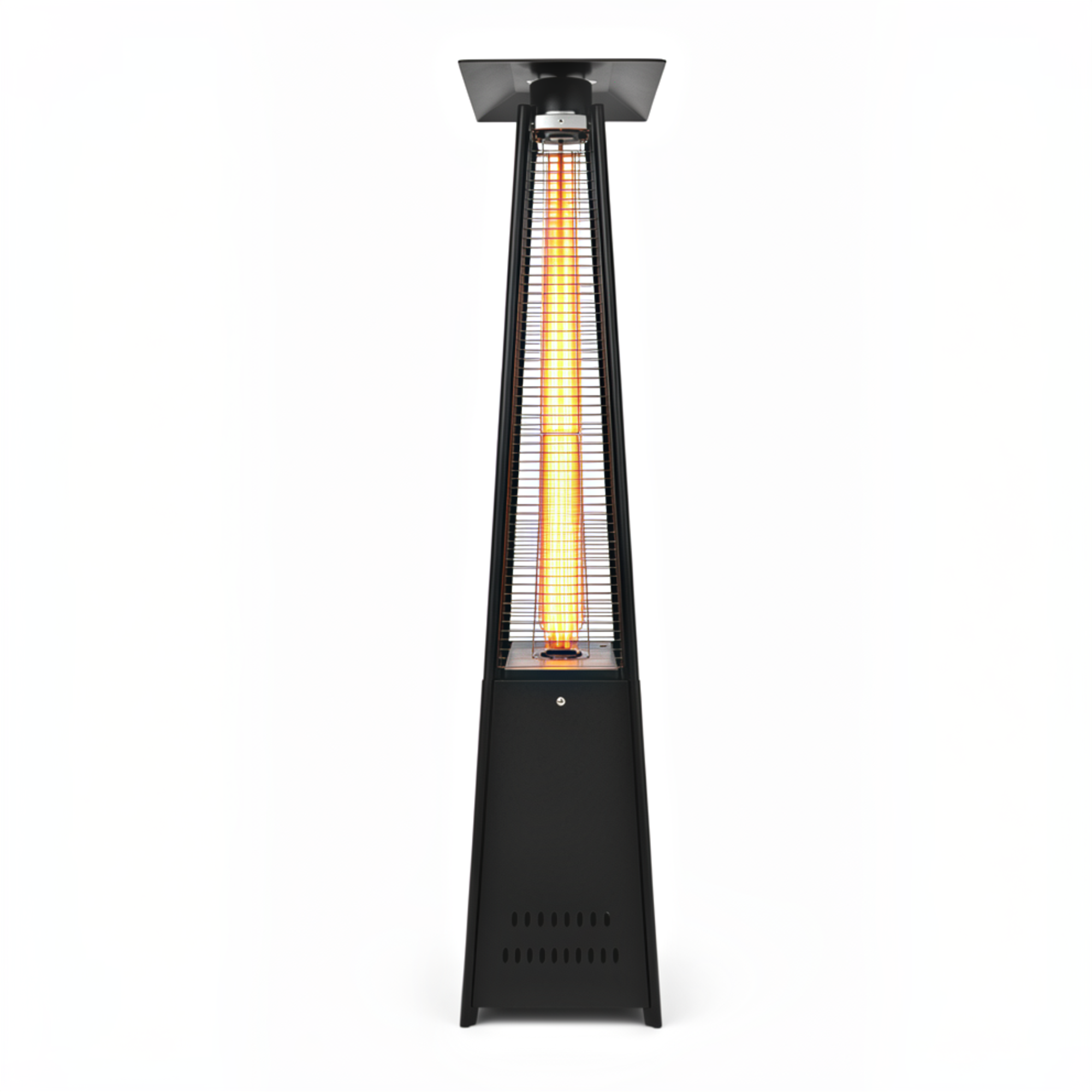 Ogrzewacz Gazowy Ogrodowy Tarasowy 13kW 227cm Czarny
