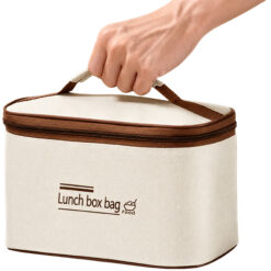 Torba termiczna na lunch box z uchwytem i zamkiem błyskawicznym