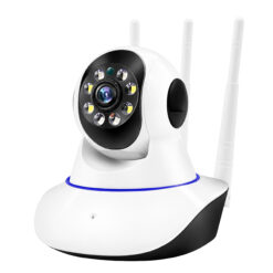 Obrotowa kamera WiFi z podczerwienią i trzema antenami