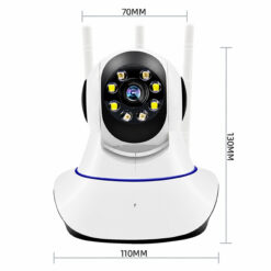 Kamera WiFi obrotowa z diodami podczerwieni i wymiarami 110 × 130 mm
